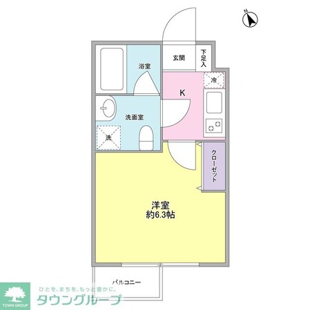 ヒルサイド二子玉川の物件間取画像